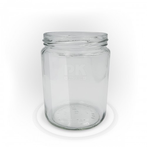 Słoik prosty szklany na miód i przetwory 540 ml