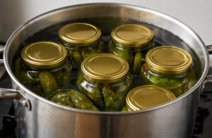 pasteryzacja vs wekowanie słoików z ogórkami
